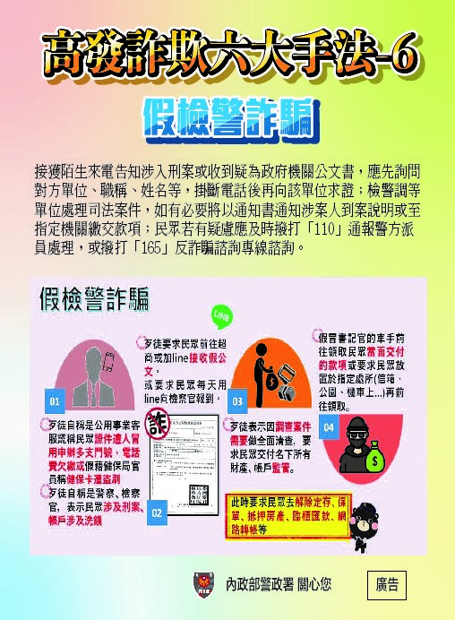發詐欺手法宣導圖6